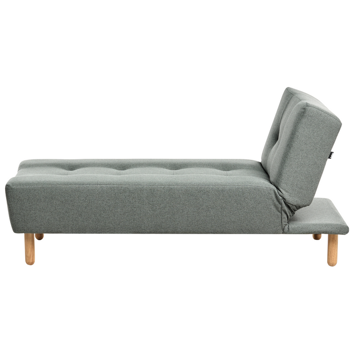 Beliani - ALSTEN - Chaise longue - Groen - Stof