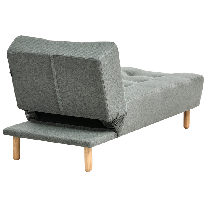 Beliani - ALSTEN - Chaise longue - Groen - Stof