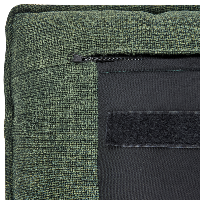 Beliani-BAJONNA-Tweepersoonsbed-Donkergroen-180 x 200 cm-Polyester