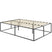 tectake® Metalen bedframe Kyoto met lattenbodem, 250 kg - Zwart