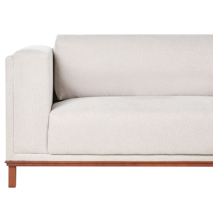 Beliani - VENG - Hoekbank - Lichtbeige - Linkszijdig - Polyester