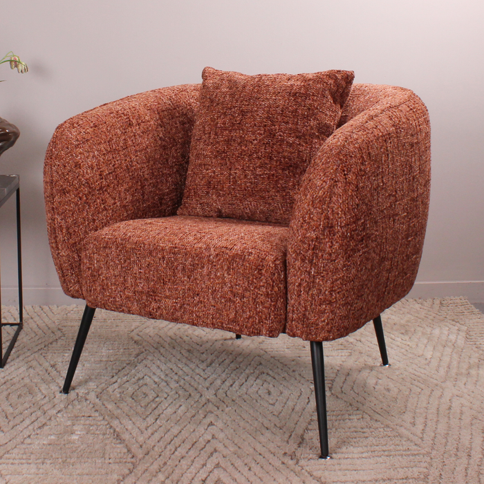 DS4U - Olan fauteuil - kastanje