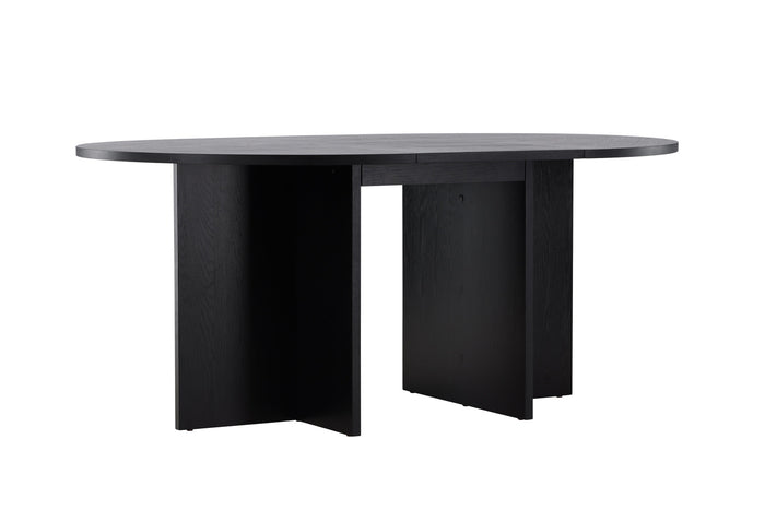 Fjôrd - Eettafel Uitschuifbaar - Zwart - 120cm - Strada