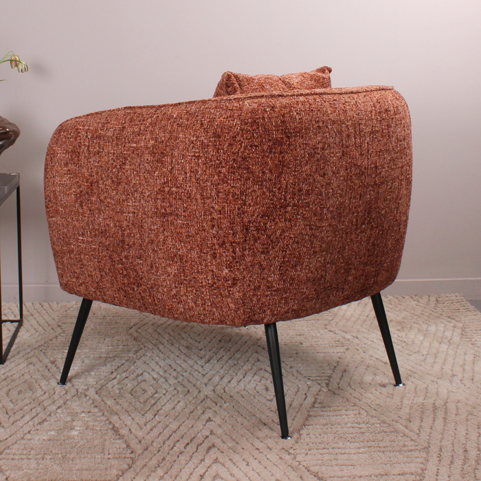 DS4U - Olan fauteuil - kastanje