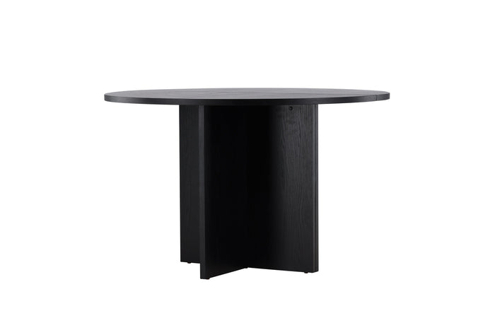 Fjôrd - Eettafel Uitschuifbaar - Zwart - 120cm - Strada