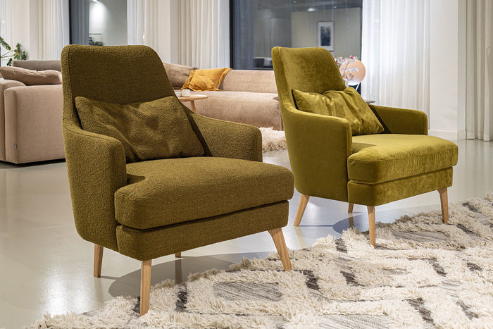 Sits Alice Fauteuil Mosterd Groen
