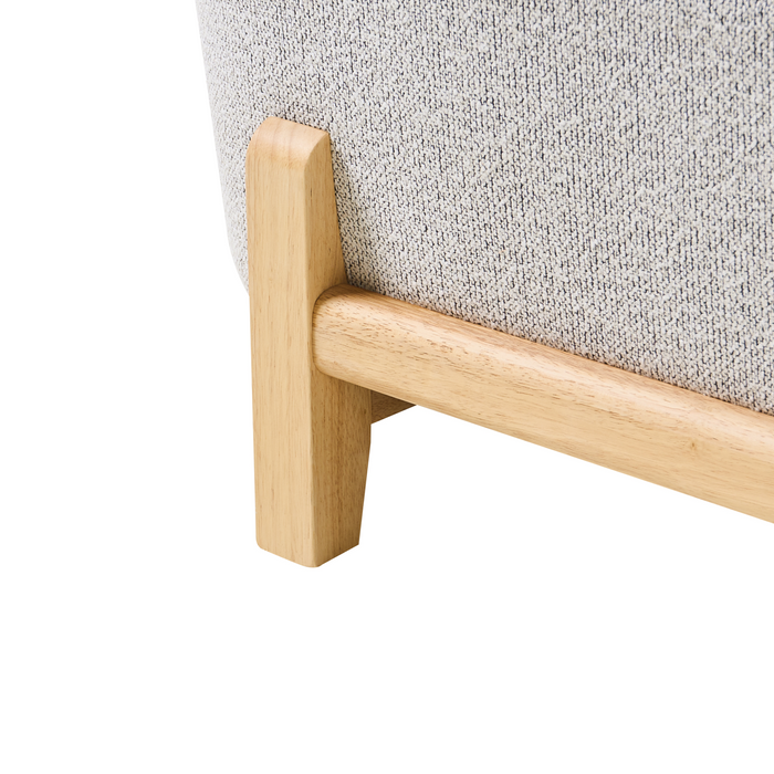 Beliani - ALNOR - Tweezitsbank - Lichtgrijs - Polyester