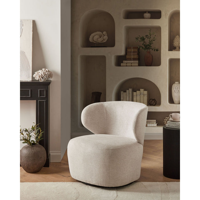 Beliani - ALVDAL - Fauteuil - Beige - Polyester