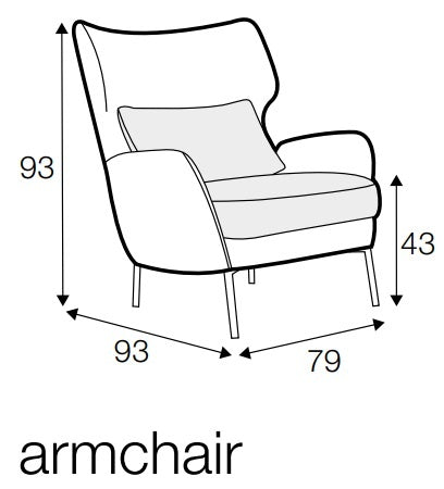 Sits Alex Fauteuil Oranje