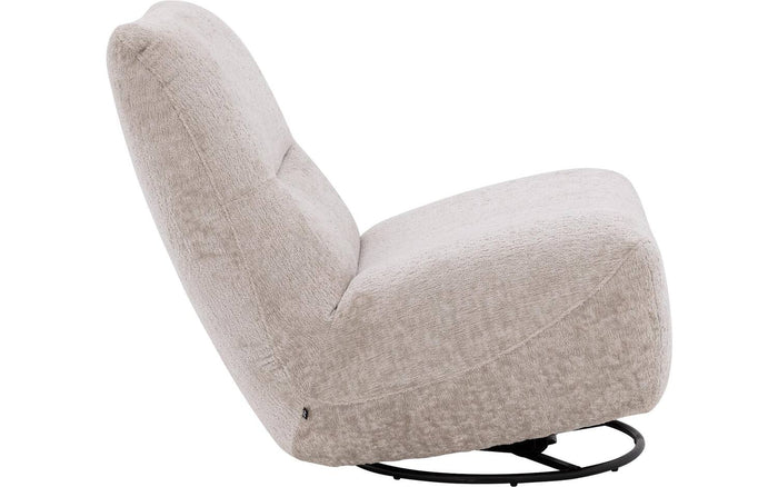 Goossens Draaifauteuil Ivy met schommelfunctie