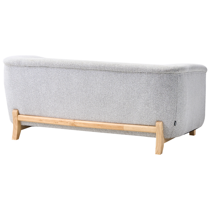 Beliani - ALNOR - Bankenset - Lichtgrijs - Stof