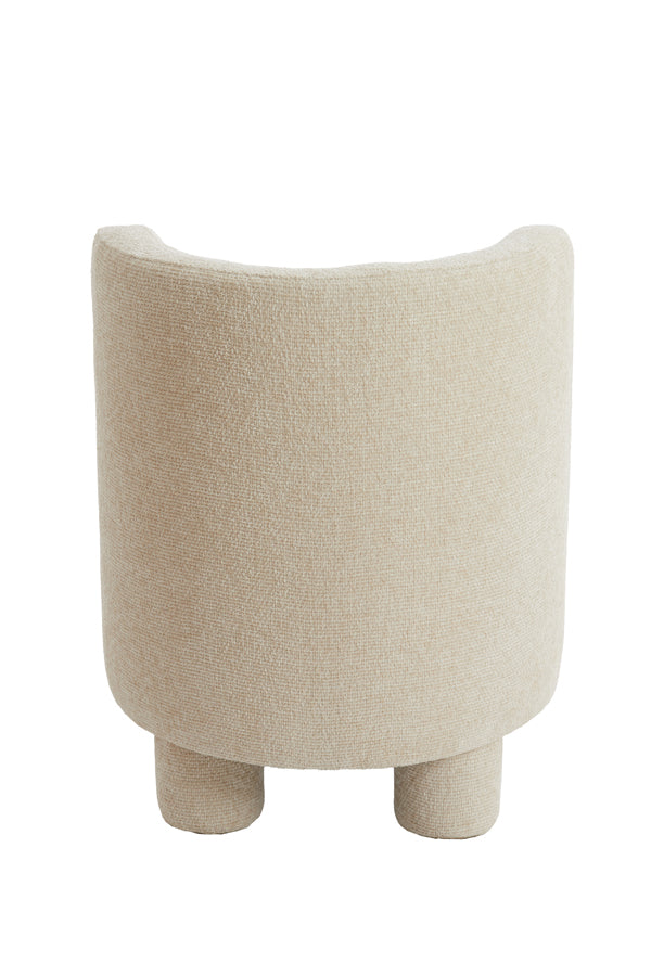 Light & Living - Stoel KAMOVA - Ø65x78cm - Wit