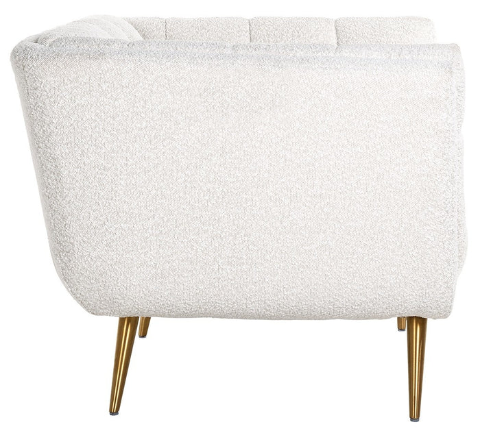 Richmond Interiors Huxley Fauteuil Wit Bouclé