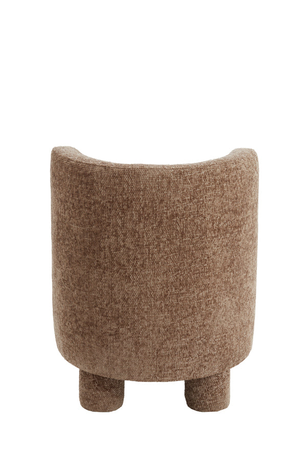 Light & Living - Stoel KAMOVA - Ø65x78cm - Bruin