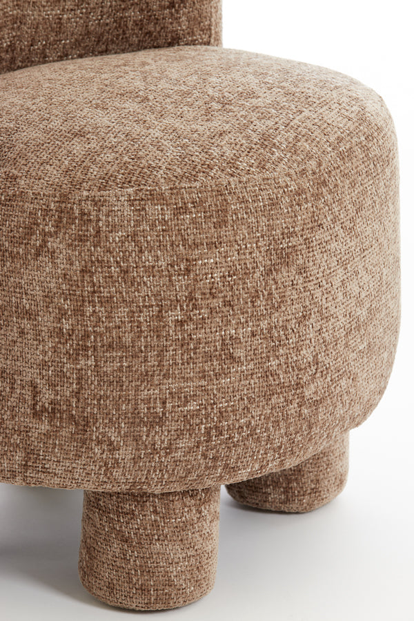 Light & Living - Stoel KAMOVA - Ø65x78cm - Bruin