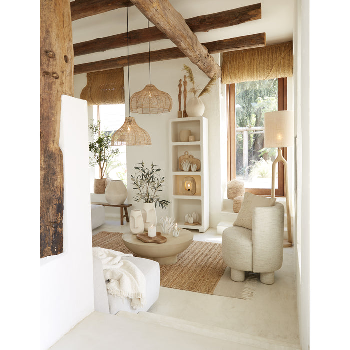 Light & Living - Stoel KAMOVA - Ø65x78cm - Wit