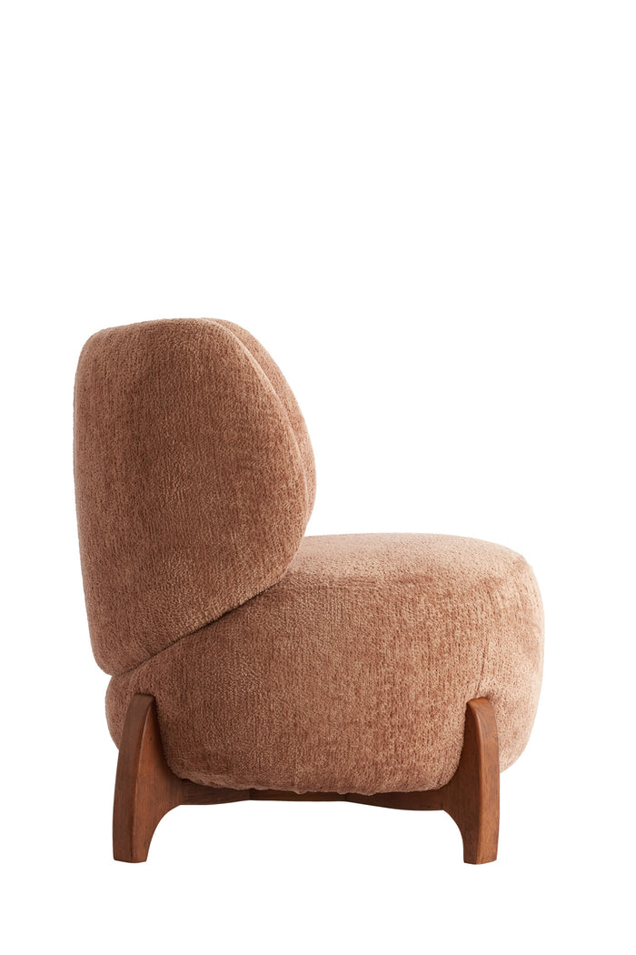 Light & Living - Stoel BINOA - 72.5x70x79 cm - Roze