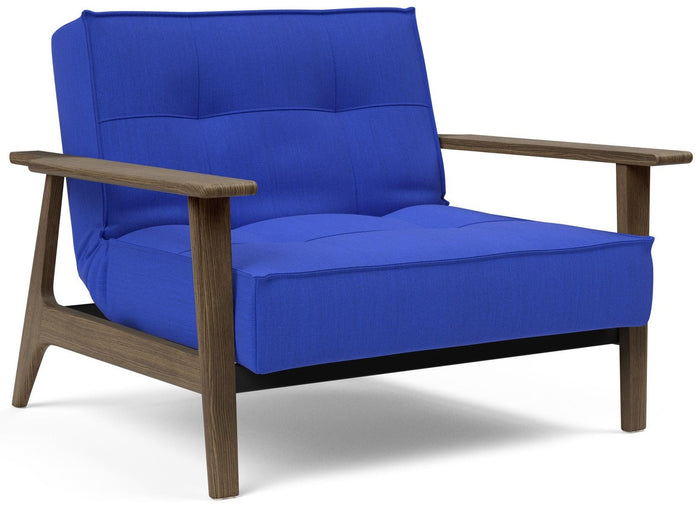 Innovation Splitback Fauteuil Ultramarine | Gerookt Eiken