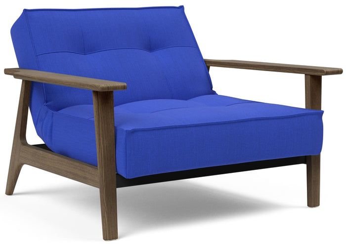 Innovation Splitback Fauteuil Ultramarine | Gerookt Eiken