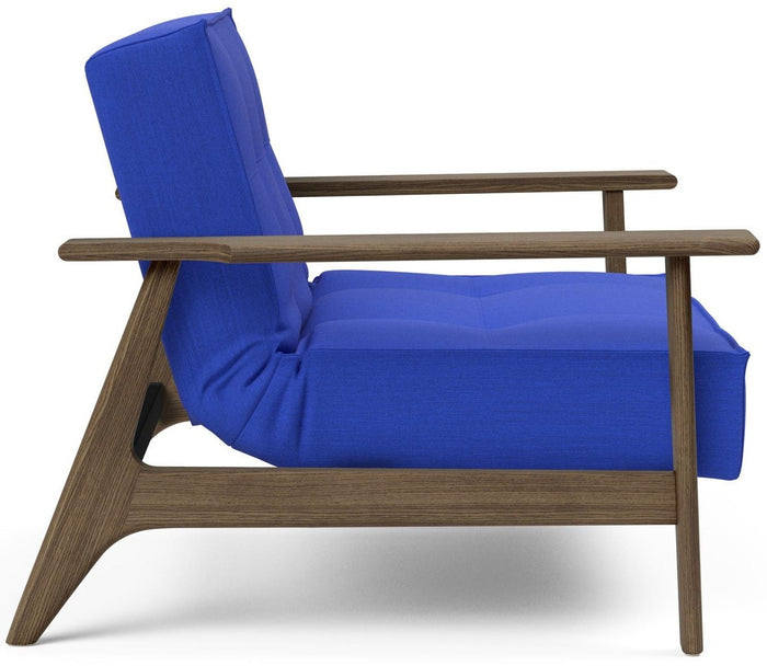 Innovation Splitback Fauteuil Ultramarine | Gerookt Eiken