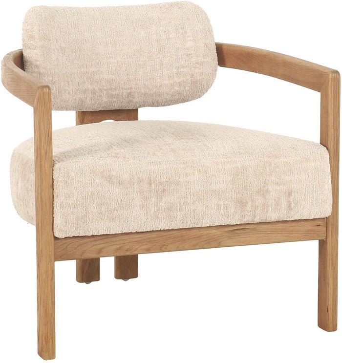 MUST Living Lounge chair Kelly natural,75x73x73 cm, luxor sand