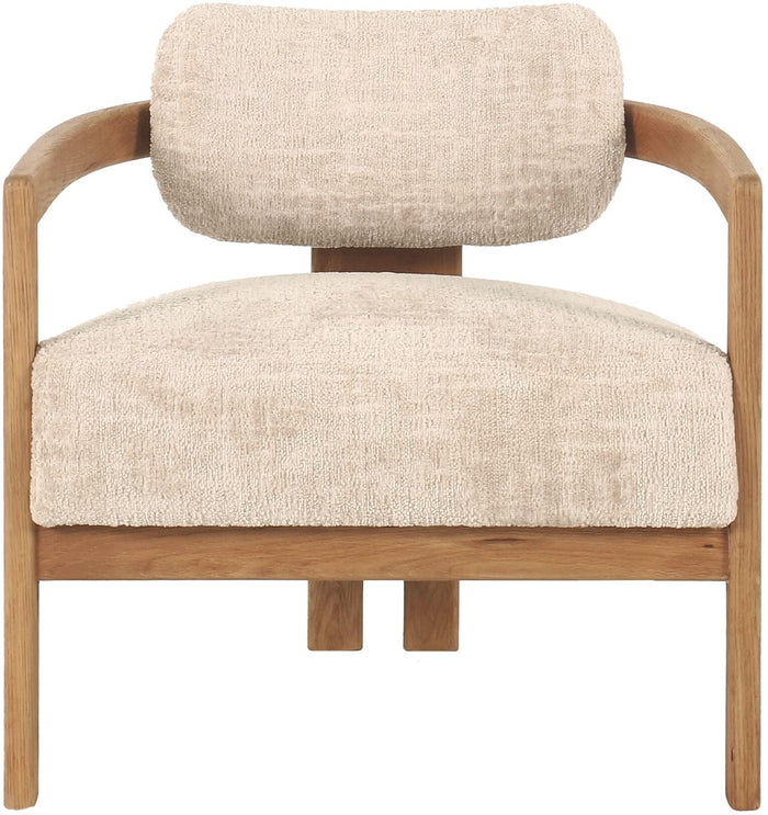 MUST Living Lounge chair Kelly natural,75x73x73 cm, luxor sand