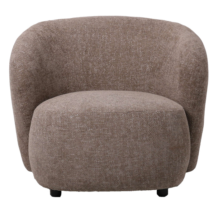 PTMD Aphrodite Taupe Fauteuil Legacy 3 Mink Fabric