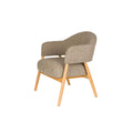 Puur Clay fauteuil hout - donkerbruin