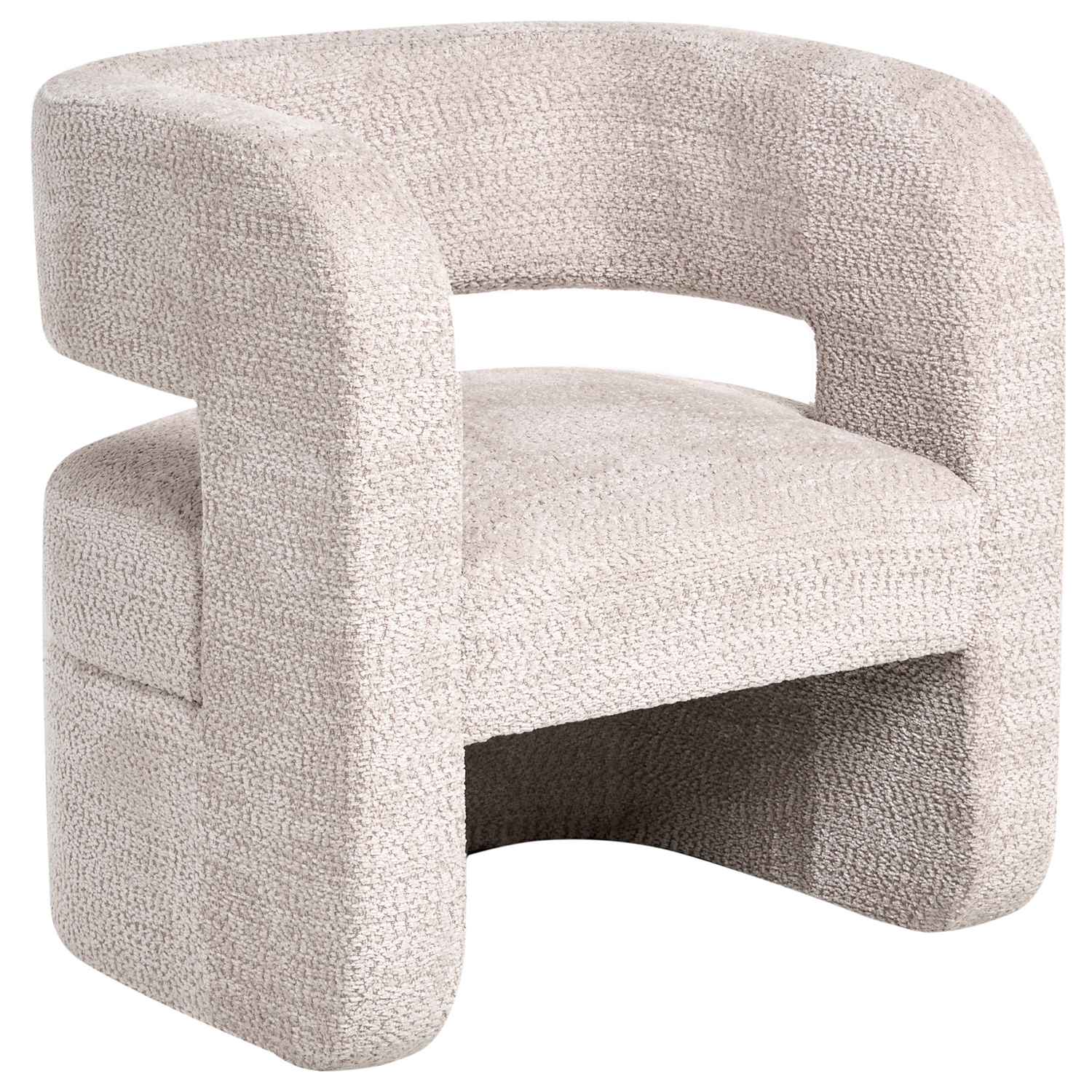 Beliani - VIDSEL - Fauteuil - Beige - Chenille