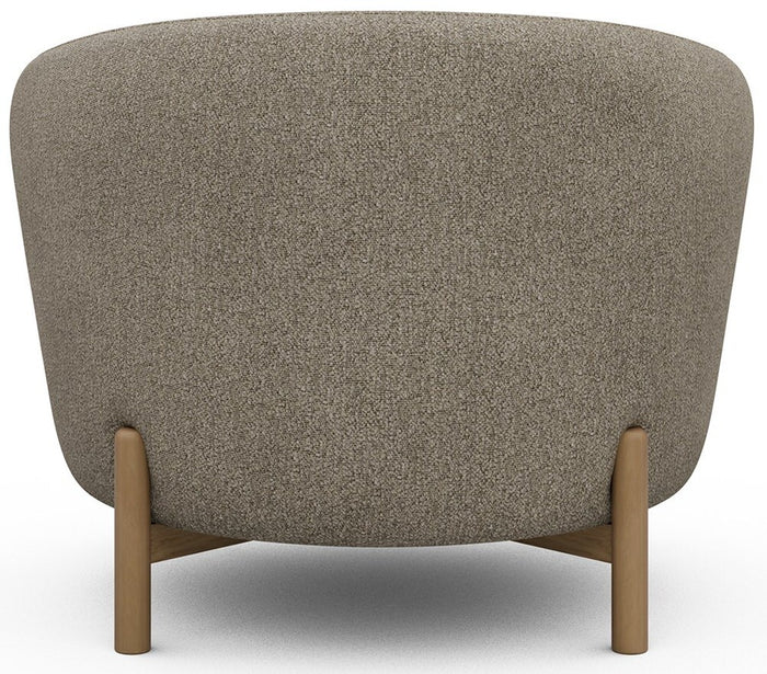 Kragelund Gran Fauteuil Beige Bouclé | Eiken