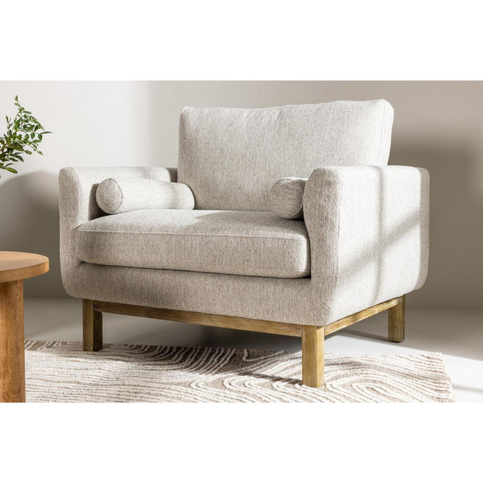 Svea - Nasser fauteuil - boucle - beige