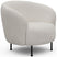 Kragelund Gran Fauteuil Ivory Corduroy Cirkel-Poot