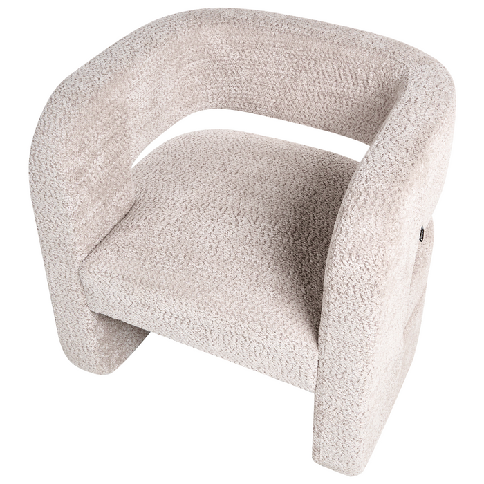 Beliani - VIDSEL - Fauteuil - Beige - Chenille