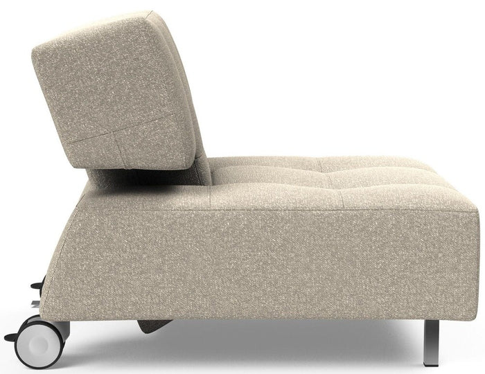Innovation Long Horn Beige Bouclé Fauteuil