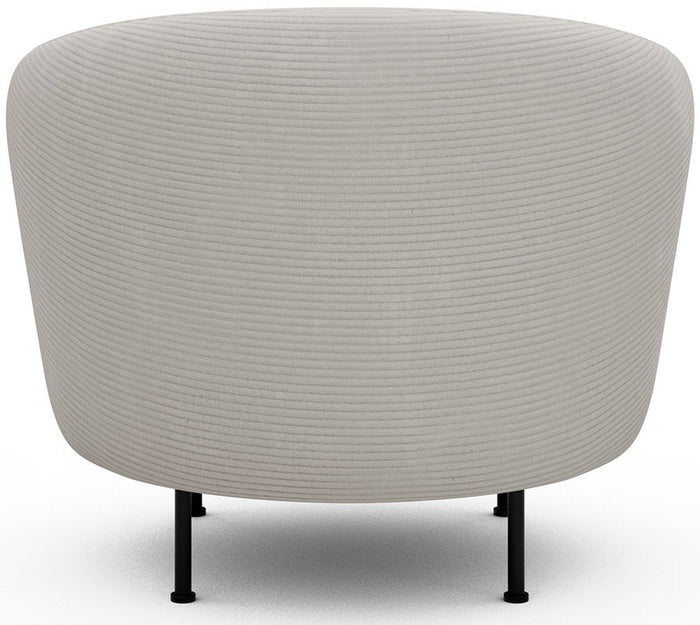 Kragelund Gran Fauteuil Ivory Corduroy Cirkel-Poot