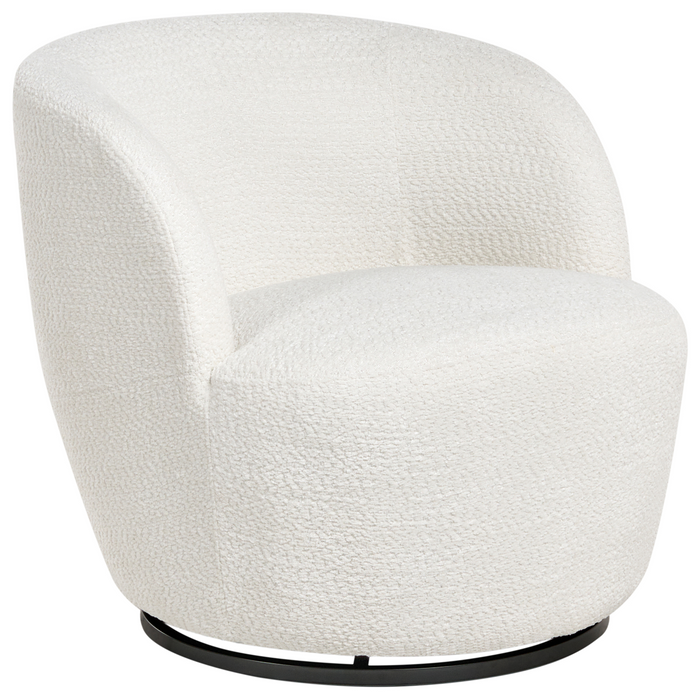 Beliani - KUOLPA - Fauteuil - Off-white - Chenille