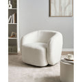 Beliani - TORE - Draaifauteuil - Off-white - Polyester