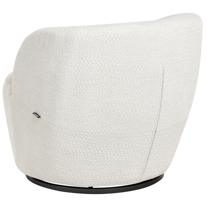Beliani - KUOLPA - Fauteuil - Off-white - Chenille
