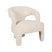 Fauteuil Brock - Beige|Creme|Wit - Bouclé