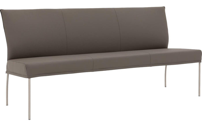 Goossens Eetkamerbank Funk, Zonder arm, 210 cm breed