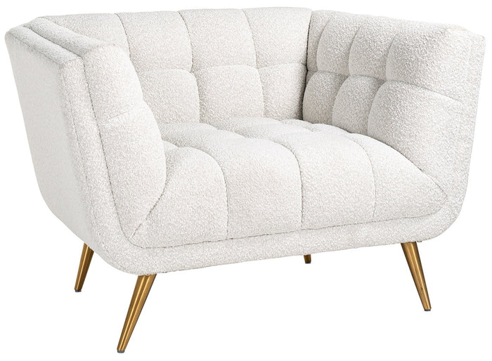 Richmond Interiors Huxley Fauteuil Wit Bouclé