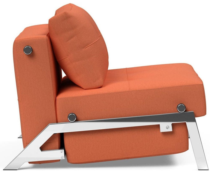 Innovation Cubed Rust | Chrome Slaapstoel