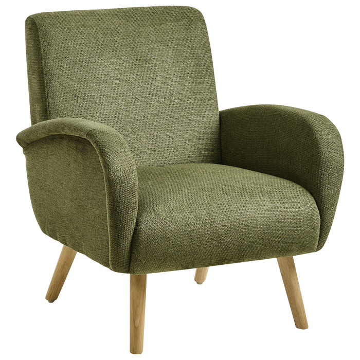 Beliani - PLASSEN - Fauteuil - Groen - Stof