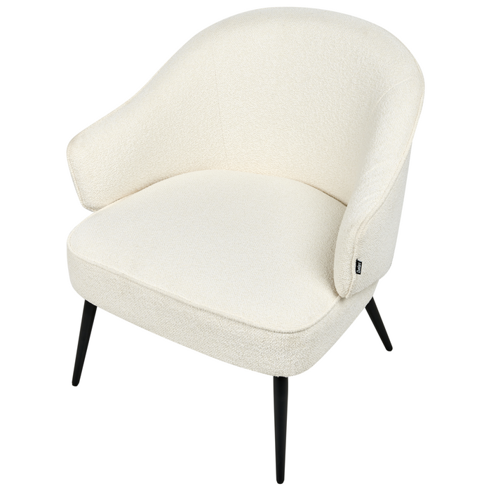 Beliani - KAYLA - Fauteuil - Off-white - Bouclé