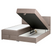 Beliani - BARONET - Boxspringbed - Taupe - 160 x 200 cm - Stof