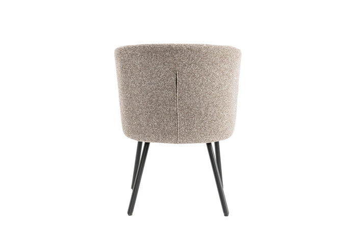 Fauteuil Cindy Taupe Stof