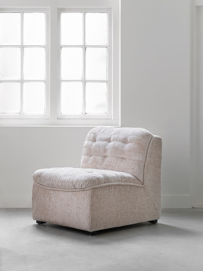 MUST Living Lounge chair Liberty,75x67x85 cm, glamour natural