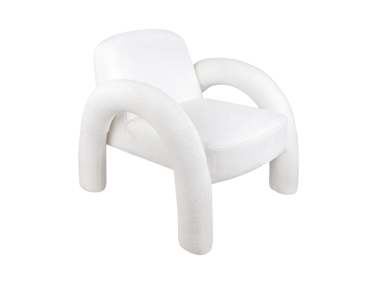 Leitmotiv - Fauteuil Brazo Melange - Gebrokenwit
