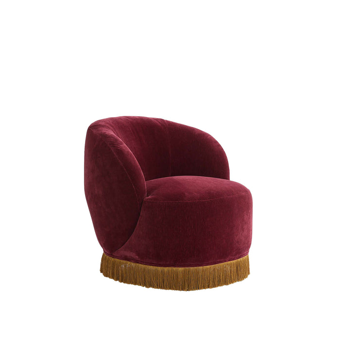 Light & Living - Stoel GALATI - 81.5x76.5x76.5cm - Rood