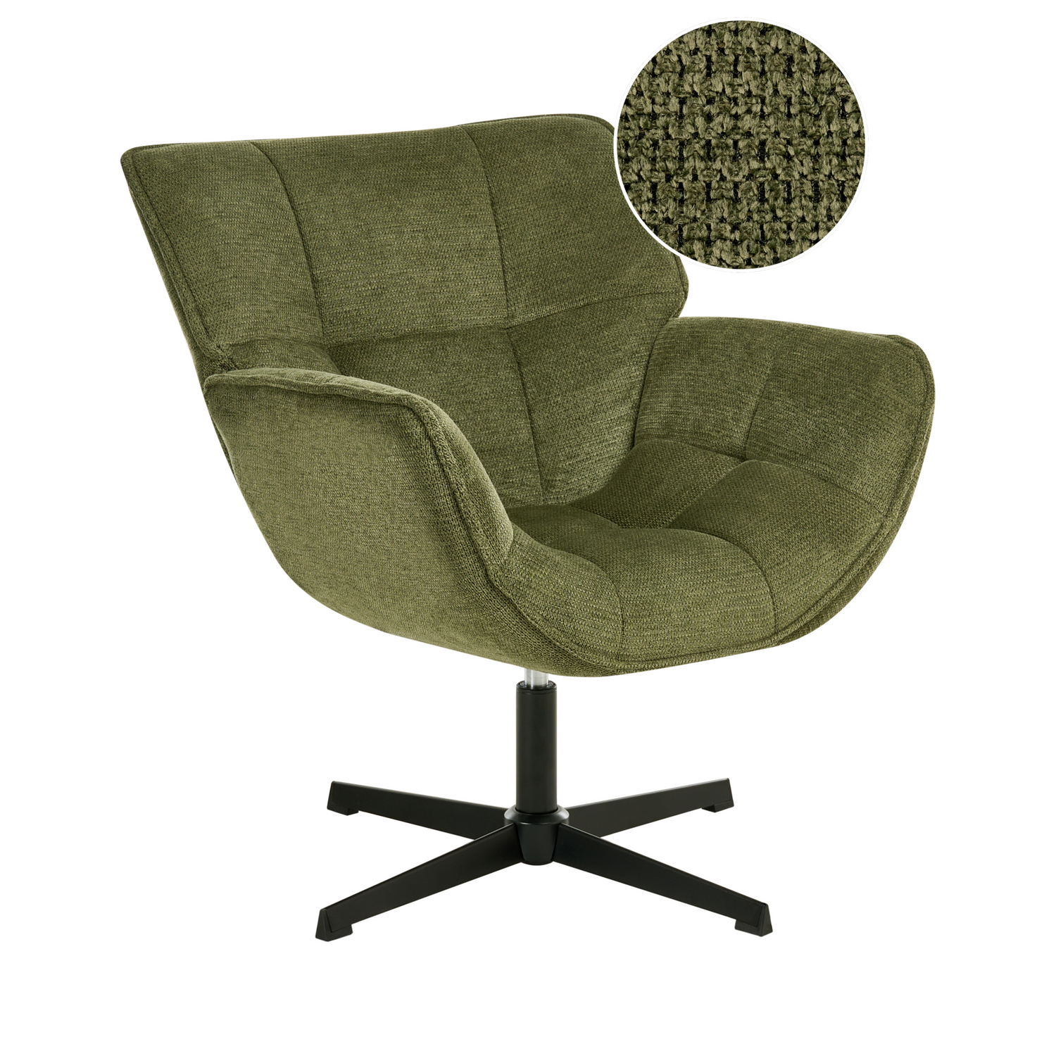 Beliani - AUMA - Fauteuil - Groen - Polyester